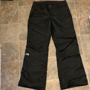 North face black women’s snow pants